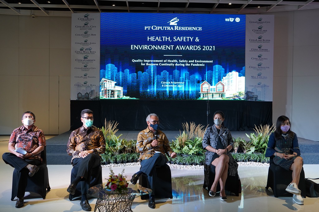 PT Ciputra Residence Berikan Penghargaan Melalui Health, Safety dan Environment Award 2021