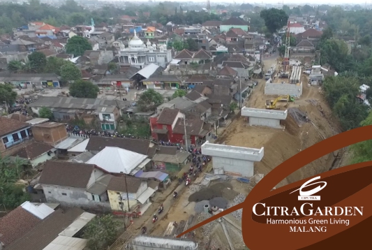 Pengerjaan Jembatan Kedungkandang Kota Malang Dikebut