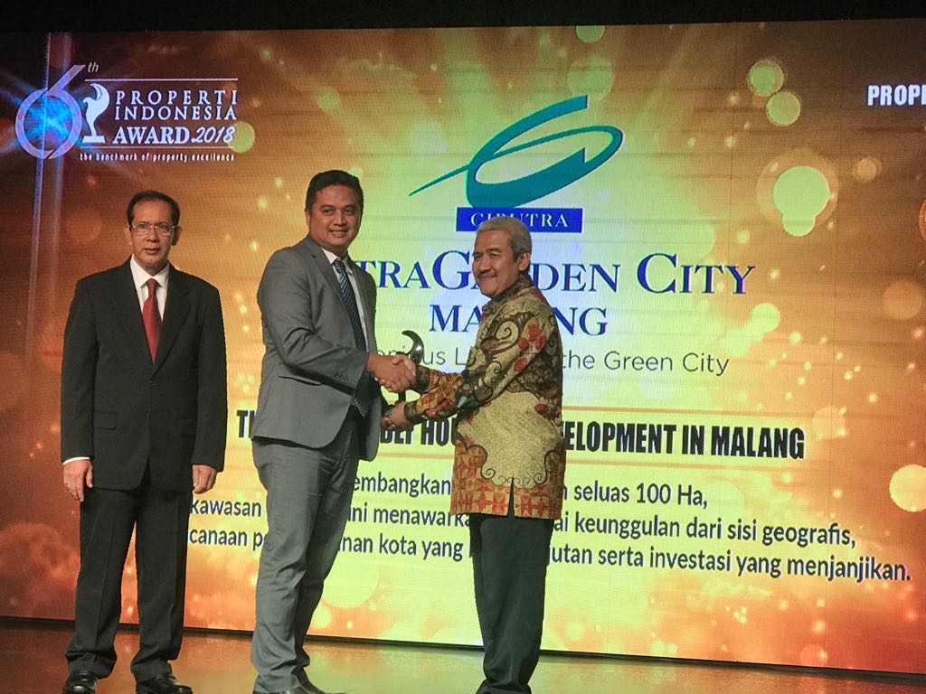 CitraGarden City Malang Raih â€œThe Eco Friendly Housing Development in Malangâ€