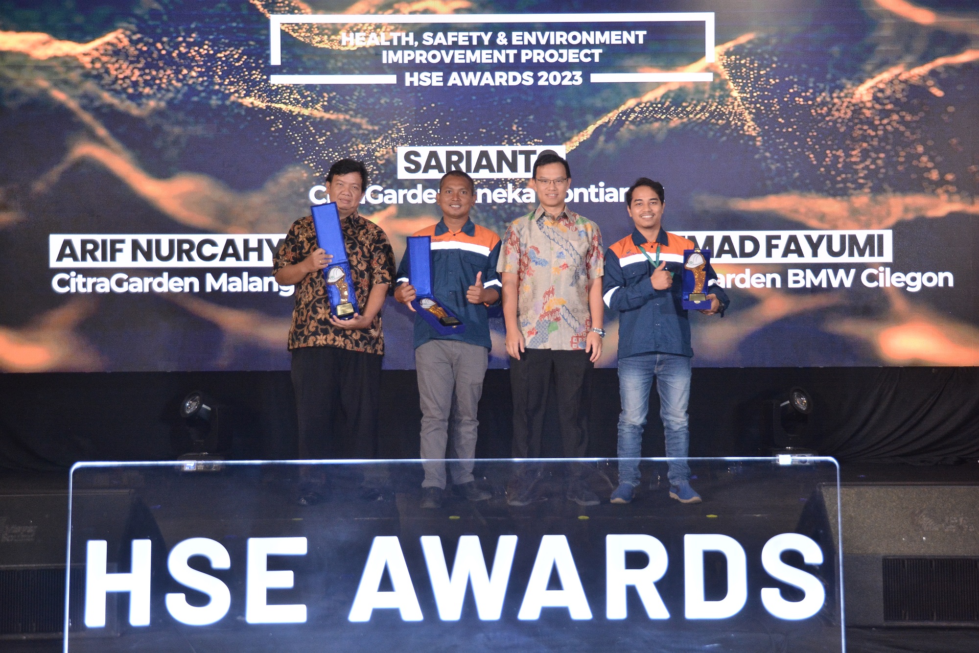 KONSISTEN BUDAYAKAN KESELAMATAN, KESEHATAN DAN LINGKUNGAN KERJA, CIPUTRA RESIDENCE KEMBALI GELAR HEALTH, SAFETY & ENVIRONMENT AWARDS TAHUN 2023